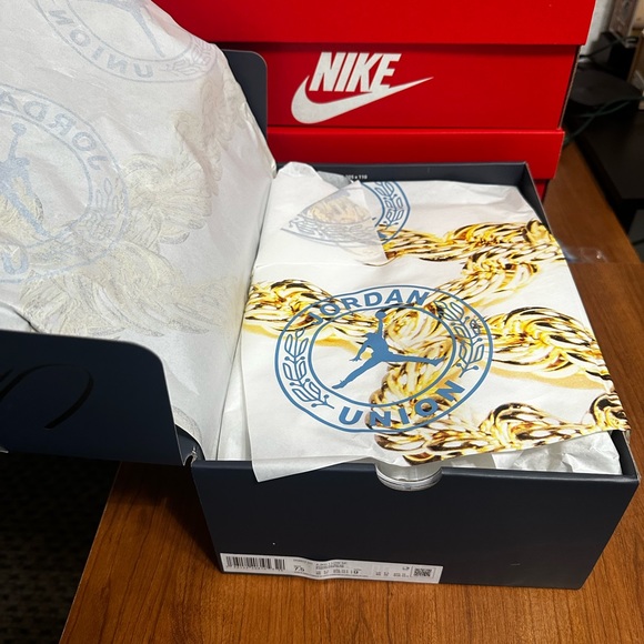 Union LA Jordan 1 KO Low “White Neutral Gray” size 7.5 - Picture 1 of 3